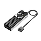 Новый радиатор SSD Ineo M.2, охладитель M.2 NVME 2280 HDD, радиатор твердотельного жесткого диска, алюминиевая двухсторонняя охлаждающая подставка, вентилятор