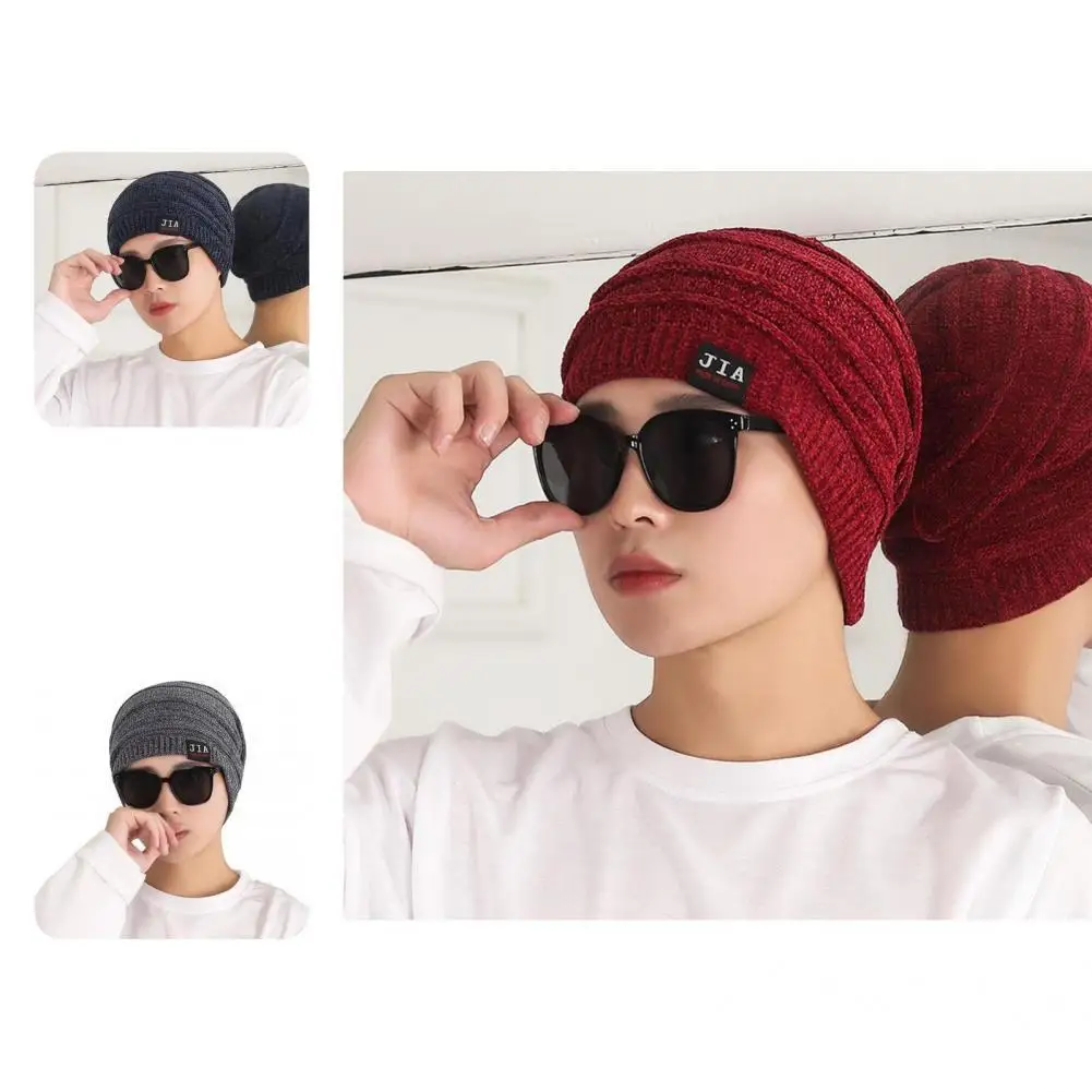 

Practical Exquisiet Workmanship Woolen Yarn Unisex Men Warm Knitted Cap Knitted Winter Hat Beanies Winter Cap