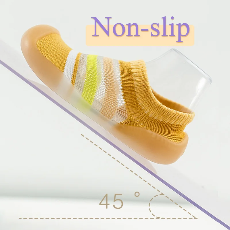 

Baby Girls Boys Toddler Shoes Cute Non-slip Breathable Toddler Floor Socks First Walker Shoes for Newborns