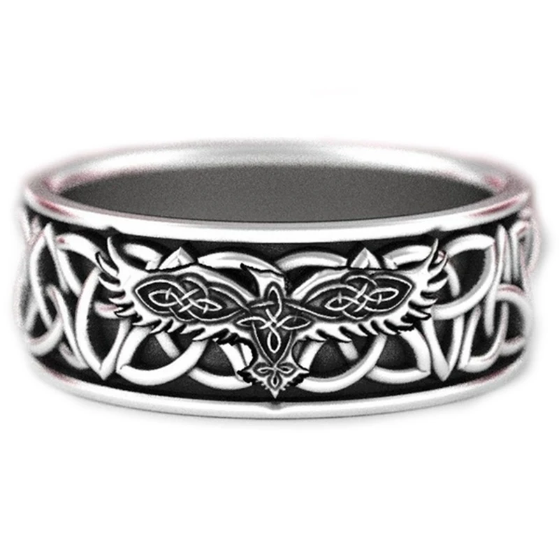 Скандинавский мифологический гигантский вольер Фенрир защищающий храмы ворон