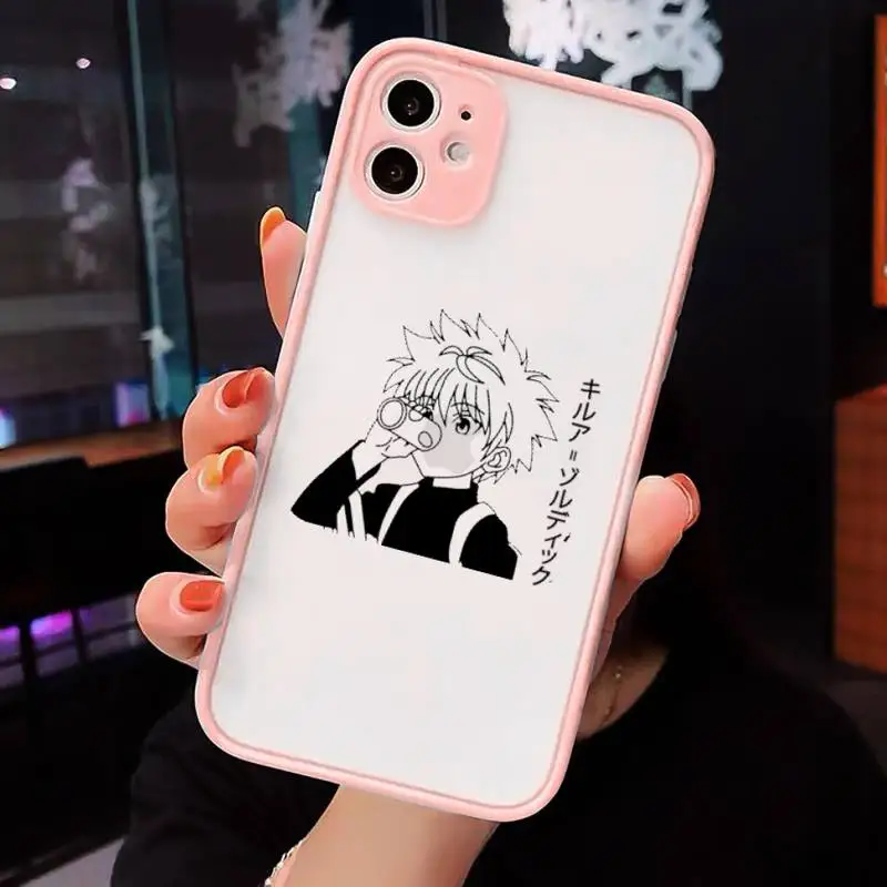 

Japan anime hunter x hunter Phone Cases matte transparent For iphone 7 8 11 12 plus mini x xs xr pro max cover