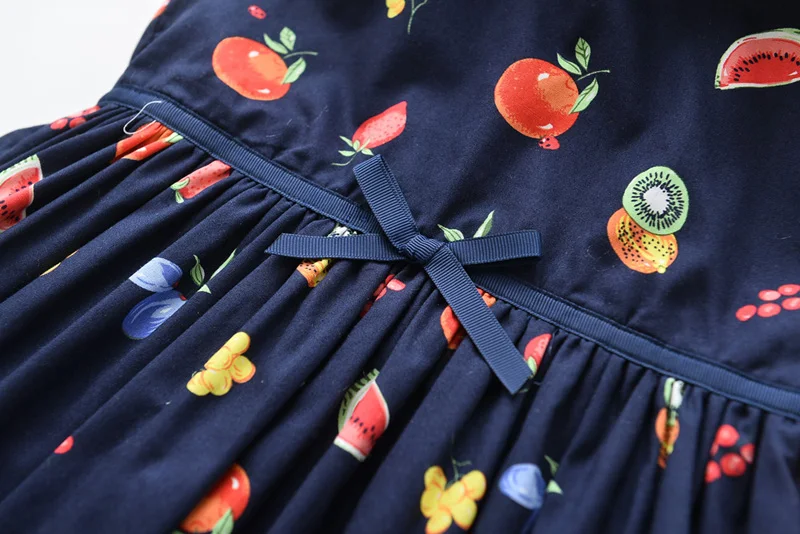 LOVE DD&ampMM Girls Dresses 2022 New Children's Clothes Sweet Fruit Lemon Princess Kids For Clothing Costume | Детская одежда и
