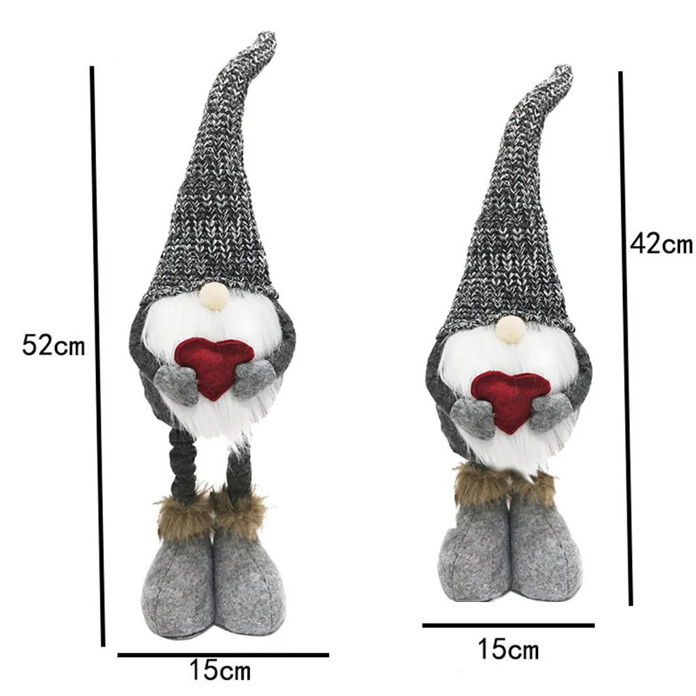 

Christmas Knitted Decoration Faceless Doll Forest Elder Ornaments New Year's Decorations Garden Decorations Navidad