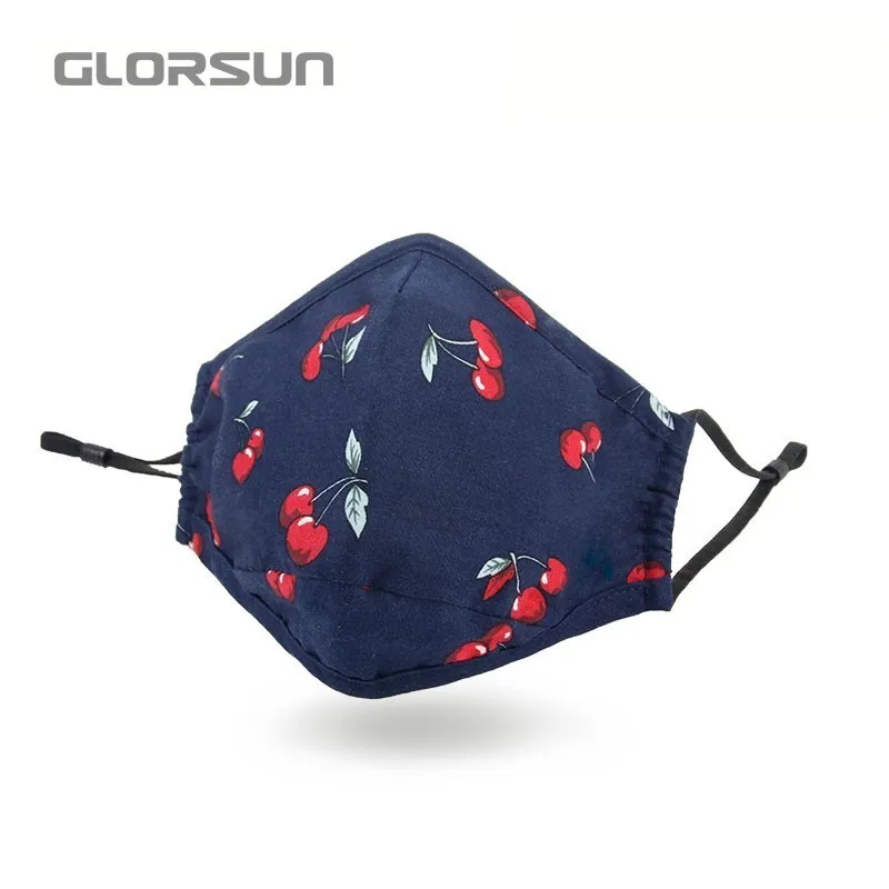 GLORSUN Kpop маска против пыли PM2.5 грипп рот маска с угольным фильтром тканевый респиратор медицинская черная маска на губы бег - Цвет: 002BA01402