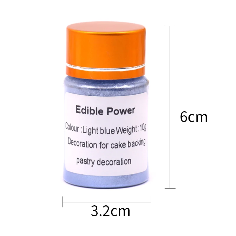 Съедобные Еда порошок светильник синий украшения Fondant (сахарная) пигмент