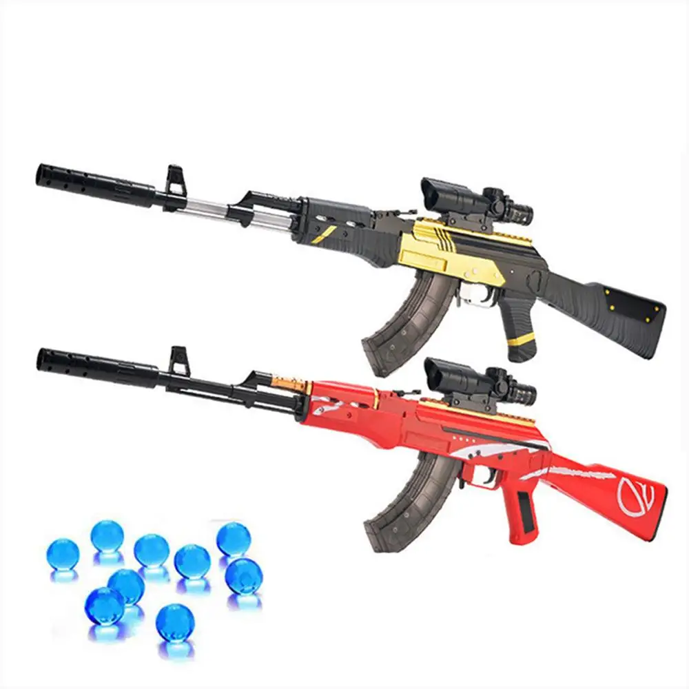 

Игрушечный пистолет AKM AK 47, классический детский игрушечный пистолет, мягкая пластиковая Штурмовая винтовка, развлекательная игровая игруш...