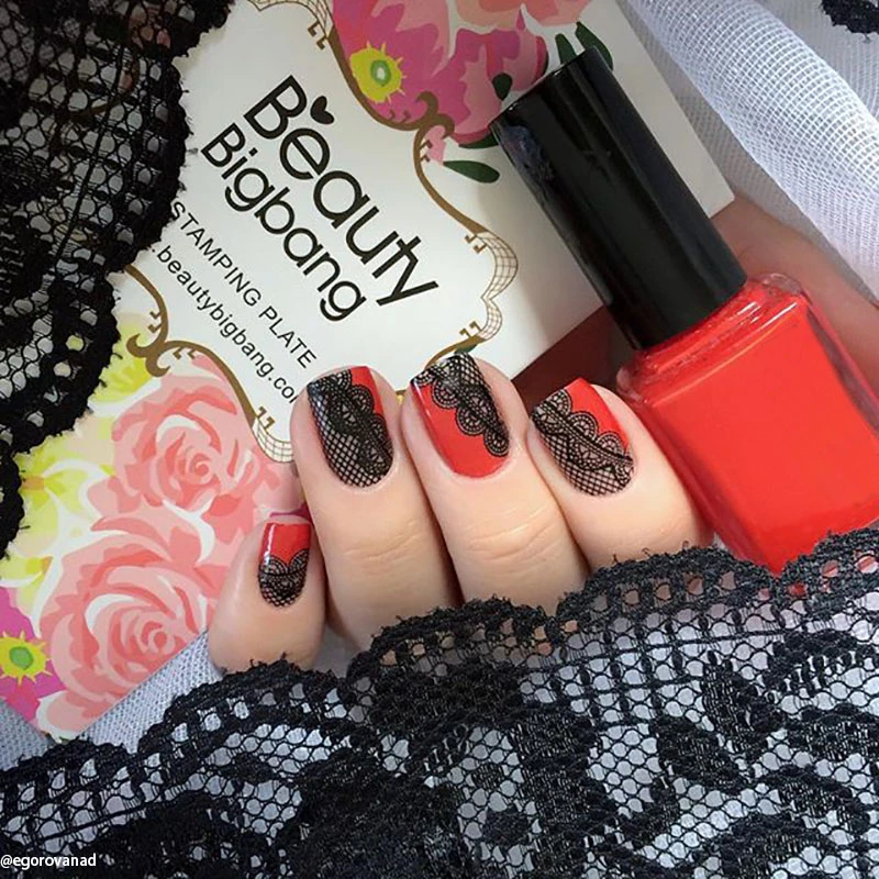 BeautyBigBang 9 шт./компл. цветок изображения Штамповка для ногтей с рисунком собачки и котика пластины для стемпинга ногтей трафарет для нейл-арта, шаблон стемпер для ногтей