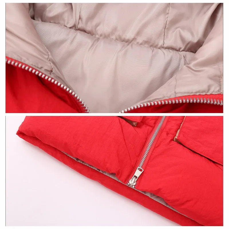 

2020 New winter children top clothes fashion long down & jackets for boys girls 2-13Y thicken warm kids long outerwear unisex