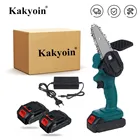 Электрическая цепная пила, 1000 Вт, 4 дюйма, с литиевым аккумулятором