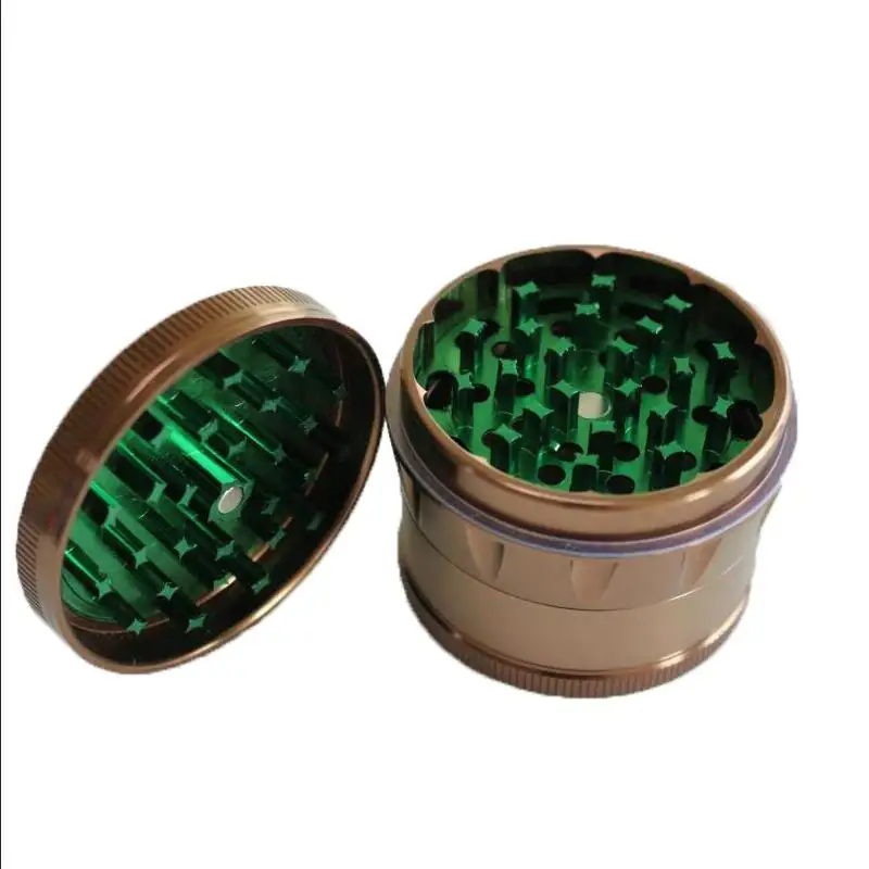 4 уровня измельчитель дробилка из алюминиевого сплава металлическая мельница