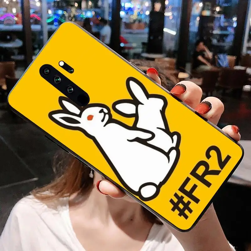 Силиконовый черный чехол для телефона Redmi Note 9 8 8T 8A 7 6 6A Go Pro Max K20 K30 с кроликами из