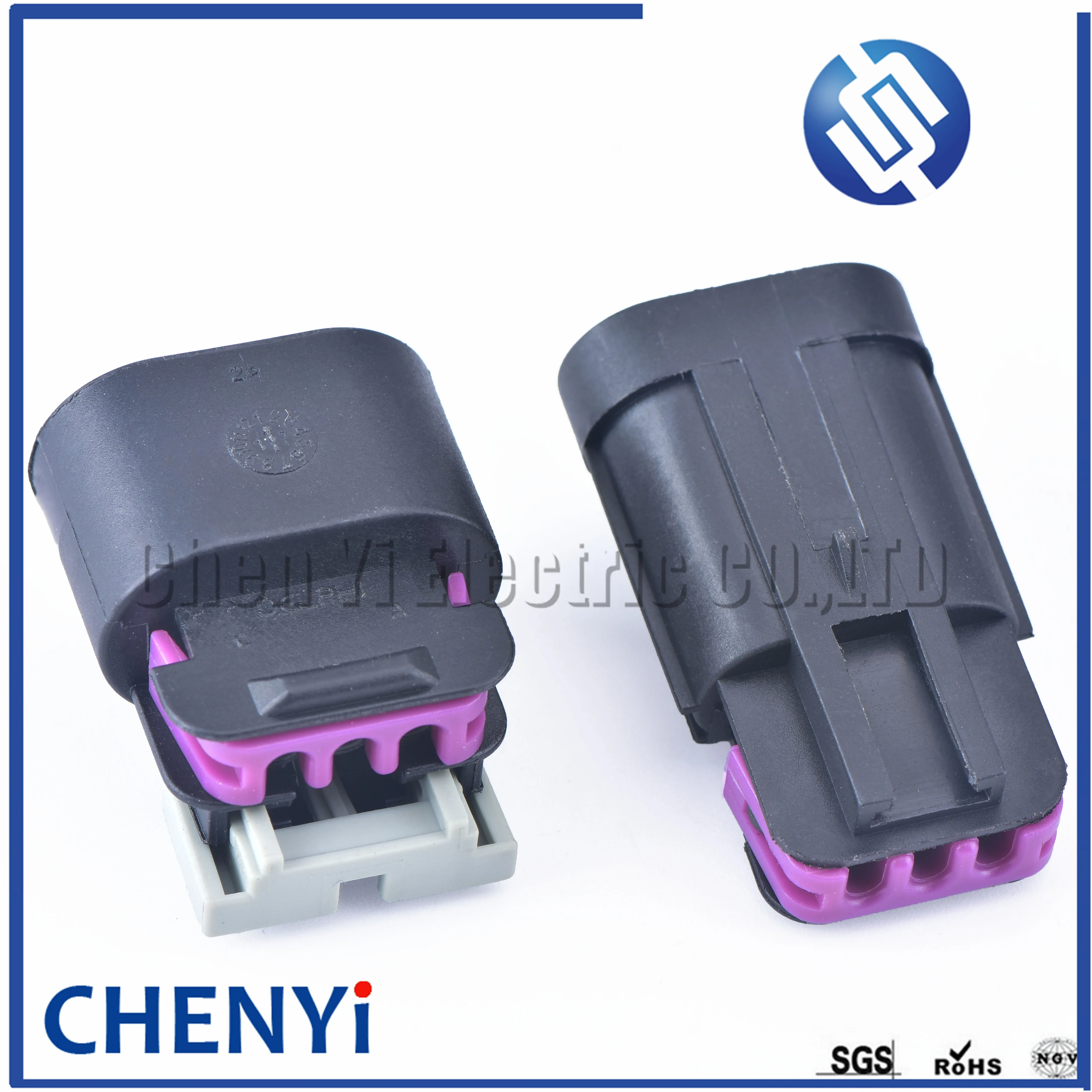 2 Sets Delphi 3 Pin Female male Auto Waterproof Cable Wiring Harness Connector Socket Electric Oil Pump Plug 15326808 for GT 150 |