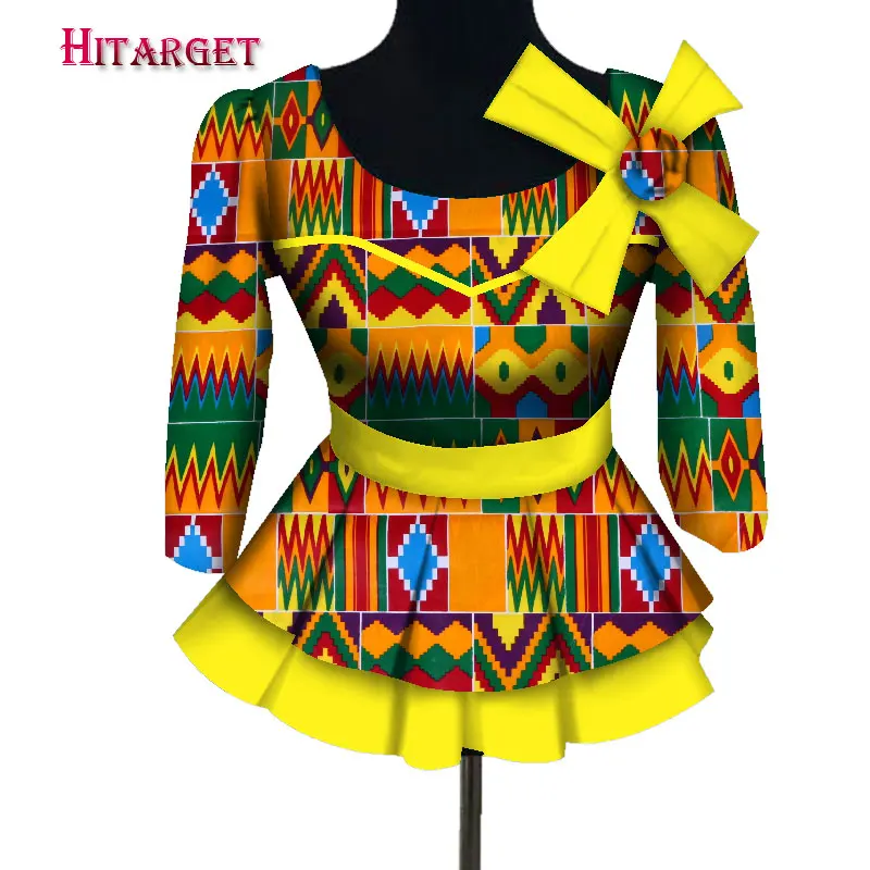 Женская одежда в африканском стиле Дашики Базен риче модный элегантный