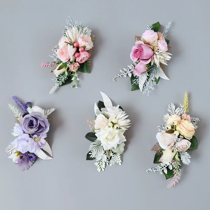 Свадебные аксессуары для волос пластина затычка расческа ручной работы имитация