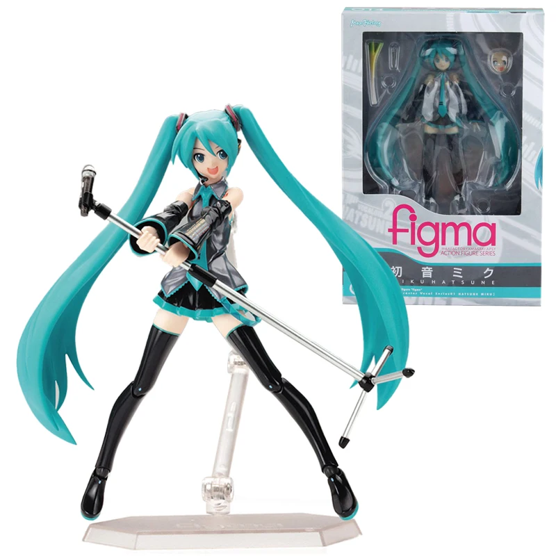 Аниме Фигурка модель Хацунэ Мику Figma 014 Виртуальная певица Леди лук экшн-фигурка