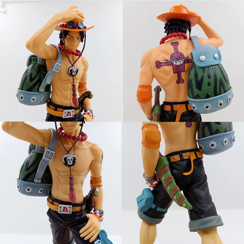 23 см японского аниме one piece Portgas D Ace ПВХ Фигурки игрушки юбилей специальный ver Portgas D Ace украшения модель игрушки