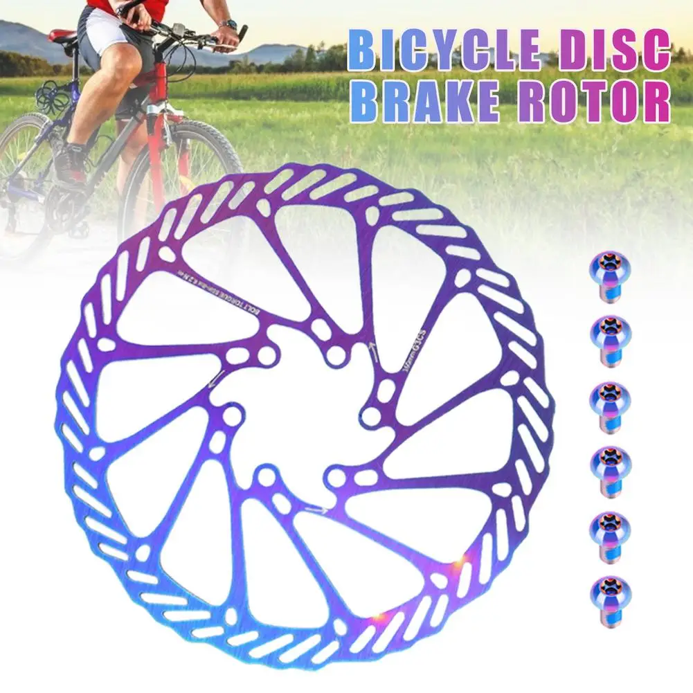 

180 мм G3CS велосипедный дисковый тормозной ротор MTB дорожный велосипед Цветной дисковый велосипедный плавающий ротор с 6 болтами Велосипедные...