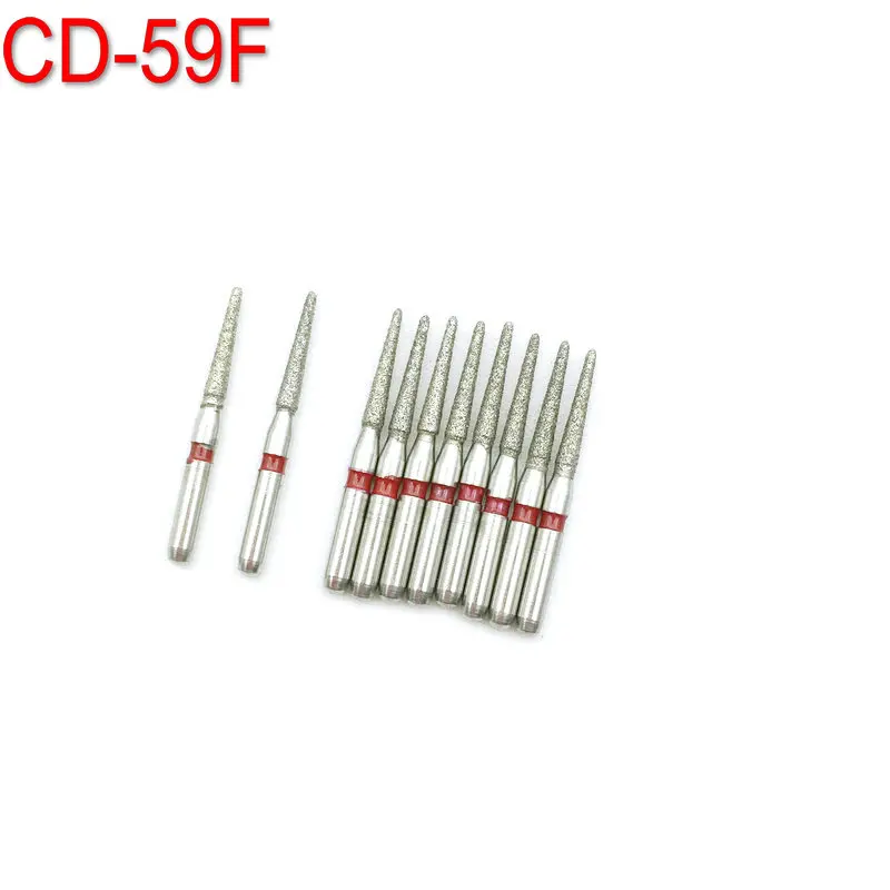 Алмазные Боры для зубов высокоскоростные дрели 10 шт. ФГ 1 6 мм отбеливания