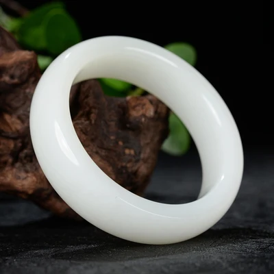 Ювелирные изделия Zheru браслет из натурального нефрита и белого 54 64 мм Элегантные