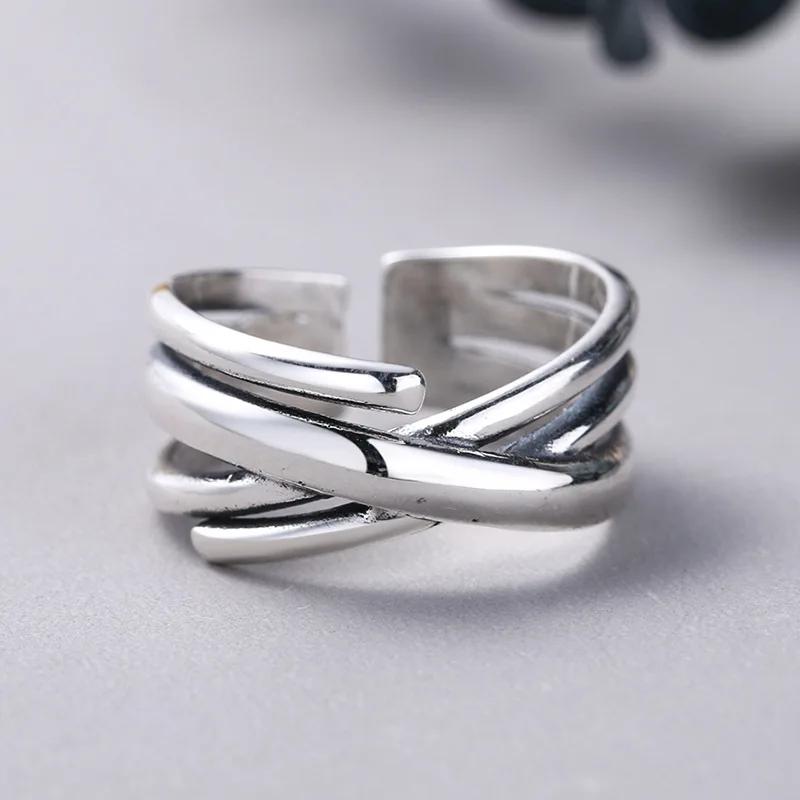 

Bohemian Chains Rings For Women Boho Rings Party Trend Korean Creative Geometric Irregular Jewelry Gift