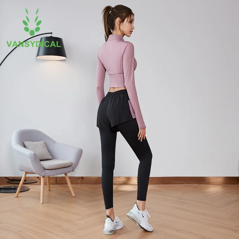 

2021 Workout Yoga Leggings Set Women Sports Suit Gym Clothing Running Cropped Tops Outfit Fitness Trianing Jogging Sportswear 2p
