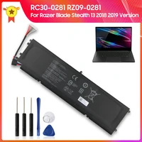 original replacement battery rz09 0281 rc30 0281 for razer blade stealth 13 2018 2019 max q rz09 02812e71 rz09 03102e52 r3u1