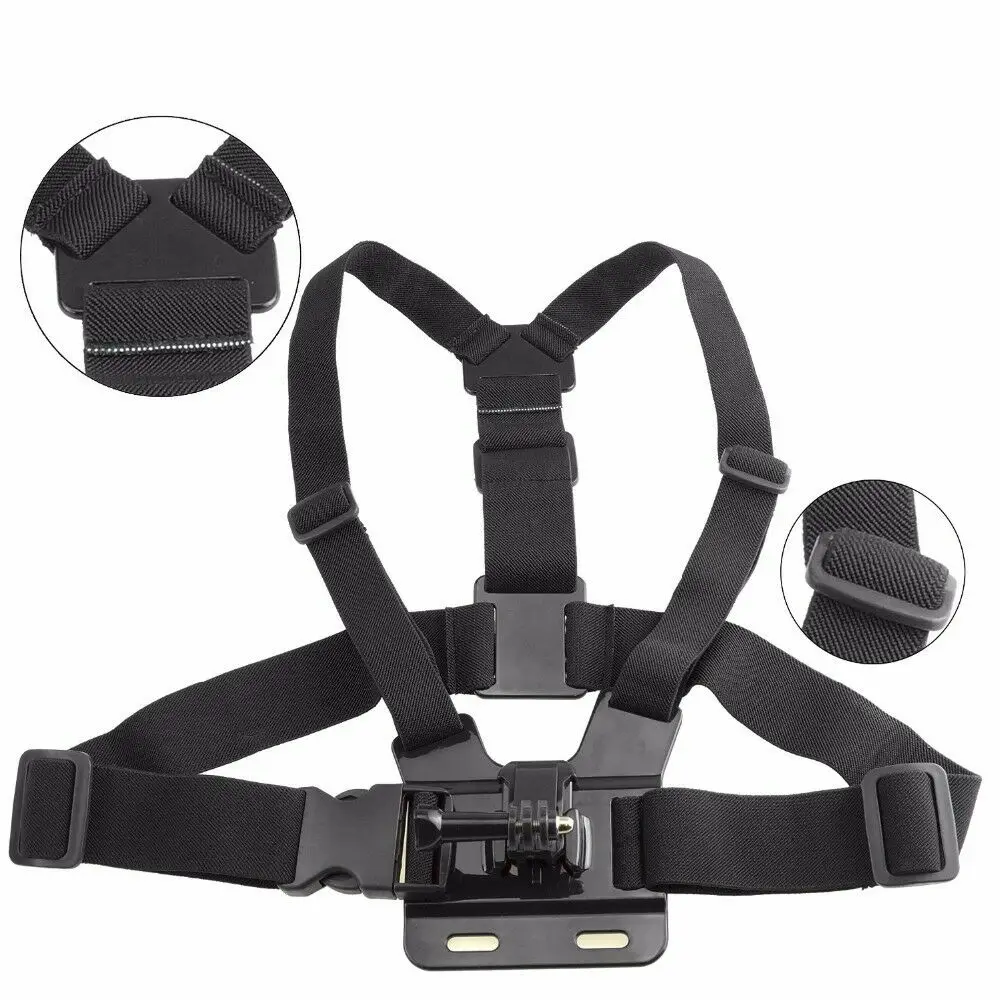 

Adjustable harness chest strap headband belt for GoPro Hero 8 7 6 5 4 3 Black Xiaomi Yi 4K Sjcam Sj4000