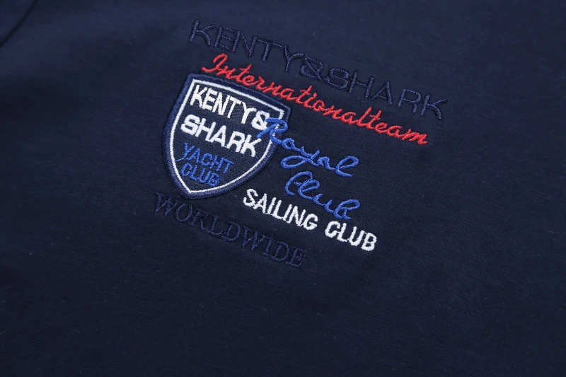 

2020 New Fashion Brand Kenty Shark Polo Men Solid Color Cotton High Quality Embroidery Man's Polo Shirt Long Sleeve Tops Tees