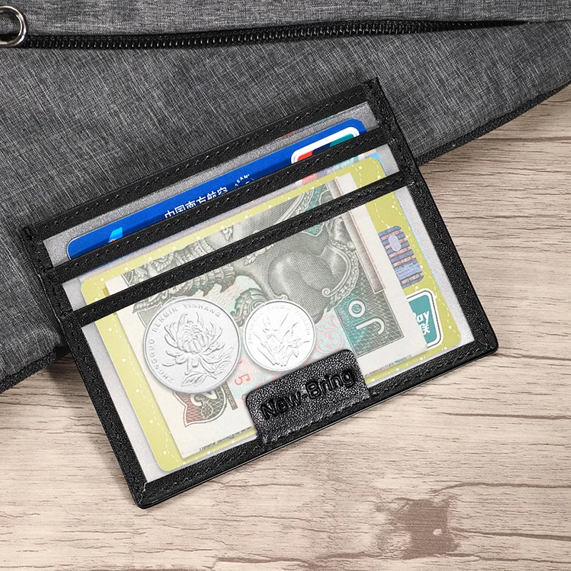 NewBring прозрачный тонкий держатель для карт модный конфетный Цвет Бумажник ПВХ водонепроницаемый держатель водительских прав