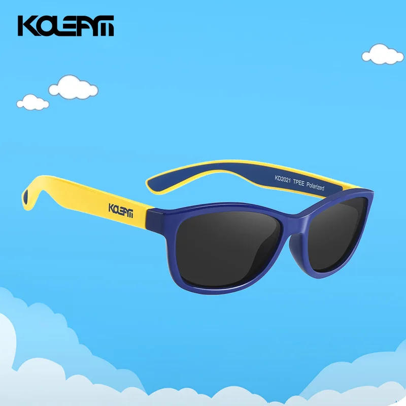 Высококачественные экспортные Поляризационные детские солнцезащитные очки Kdeam