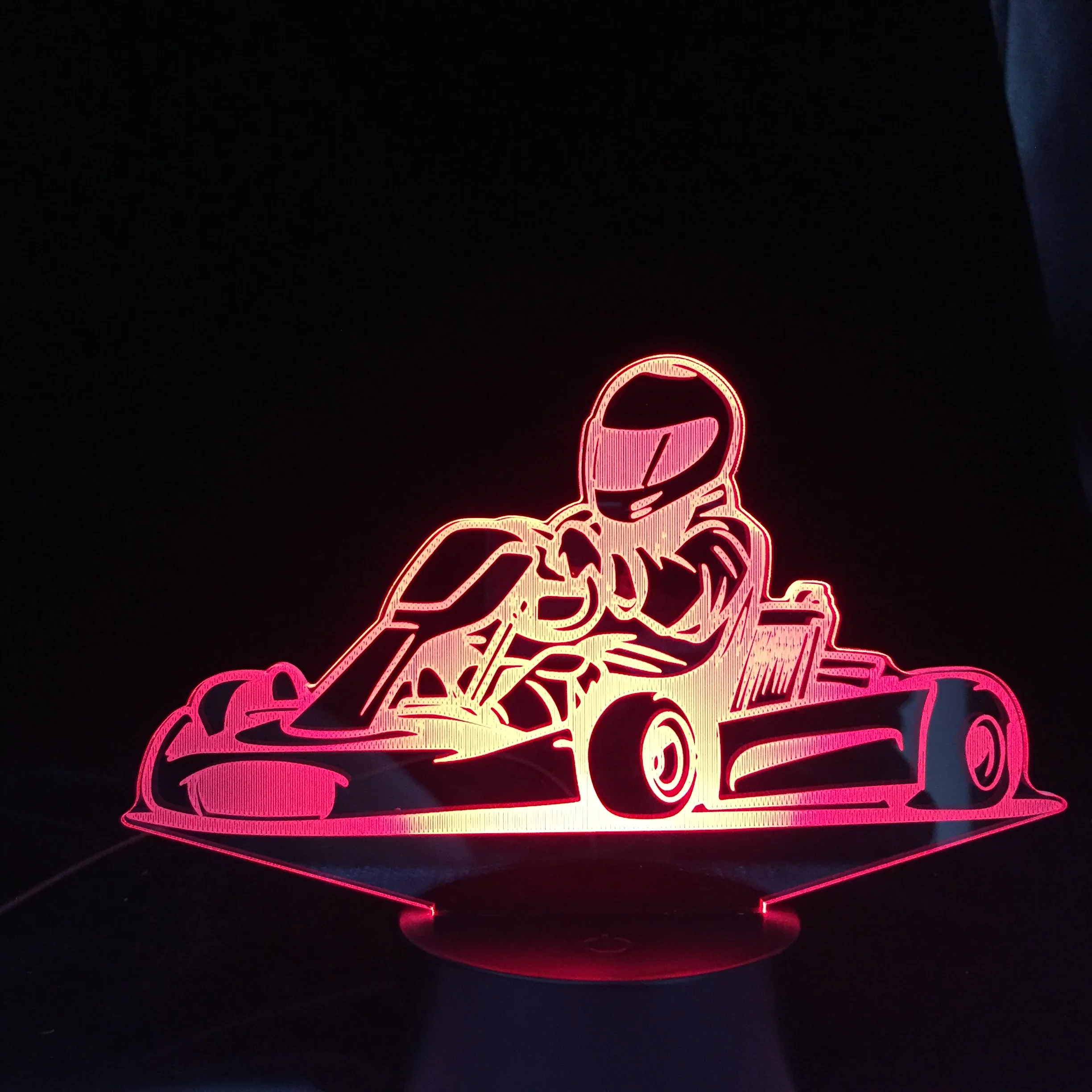 Автомобильная серия F1 формула Cacer 3D лампа Акриловая световая направляющая
