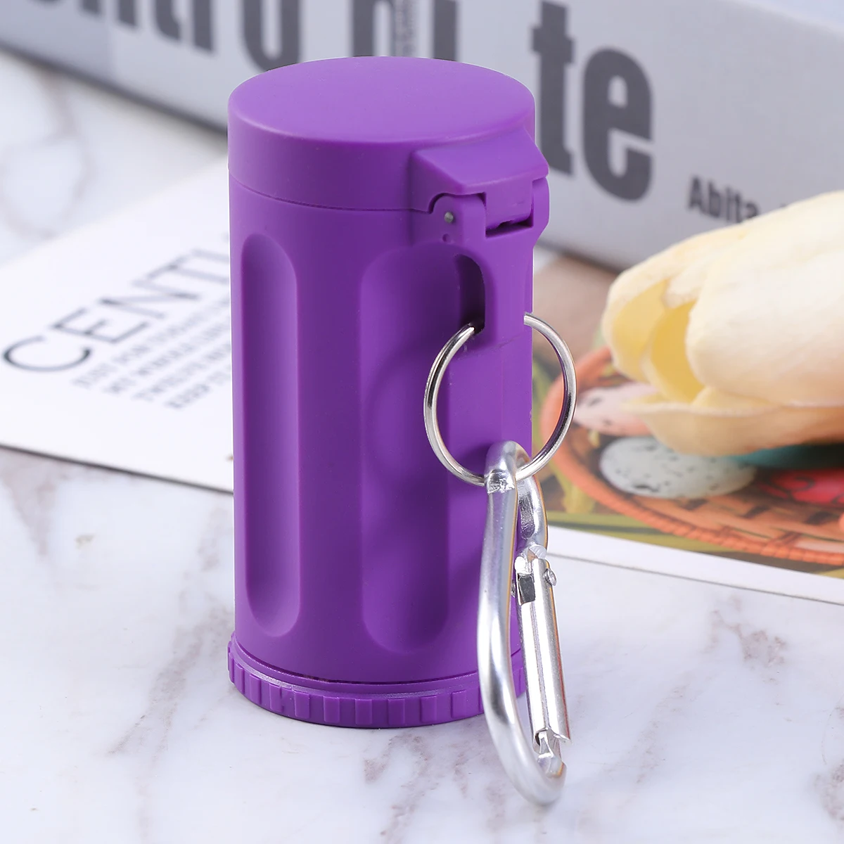 Портативная Мини-пепельница карамельного цвета карманная огнестойкая