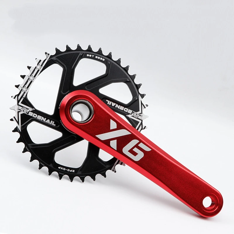 IXF X6 MTB велосипед полый встроенный алюминиевый сплав CNC Chainwheel 170/175 мм с нижним