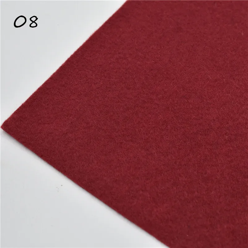 Felt 08 1 шт., ручная работа, фетровые цветы, ручная работа, для кукол, для валяния, шерсть 30/15 см, 60 цветов - Цвет: Felt 08