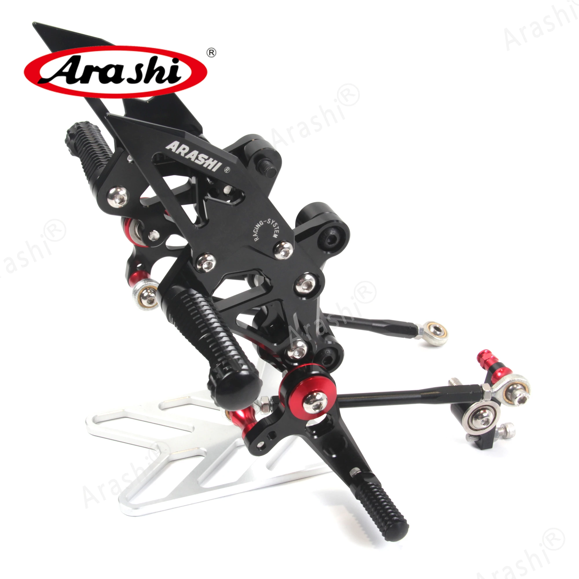 Arashi для DUCATI 848 EVO 2011 2012 2013 CNC регулируемые подставки ног фотоэлектрические педали