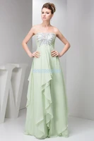 free shipping 2016 new design hot sale plus formal brides maid beading chiffon custom size long elegant sexy graduation dresses
