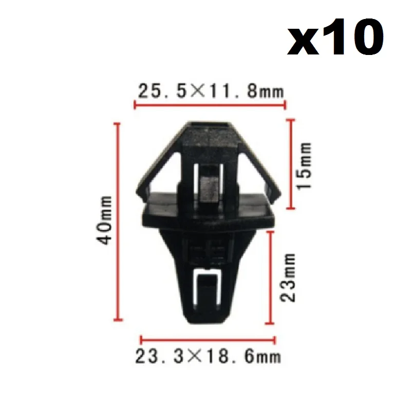 10x 94 97 для Honda Accord CD3 CD4 CD5 CD6 mk5 решетка радиатора Передняя гриль Замок Клип|Клипсы и