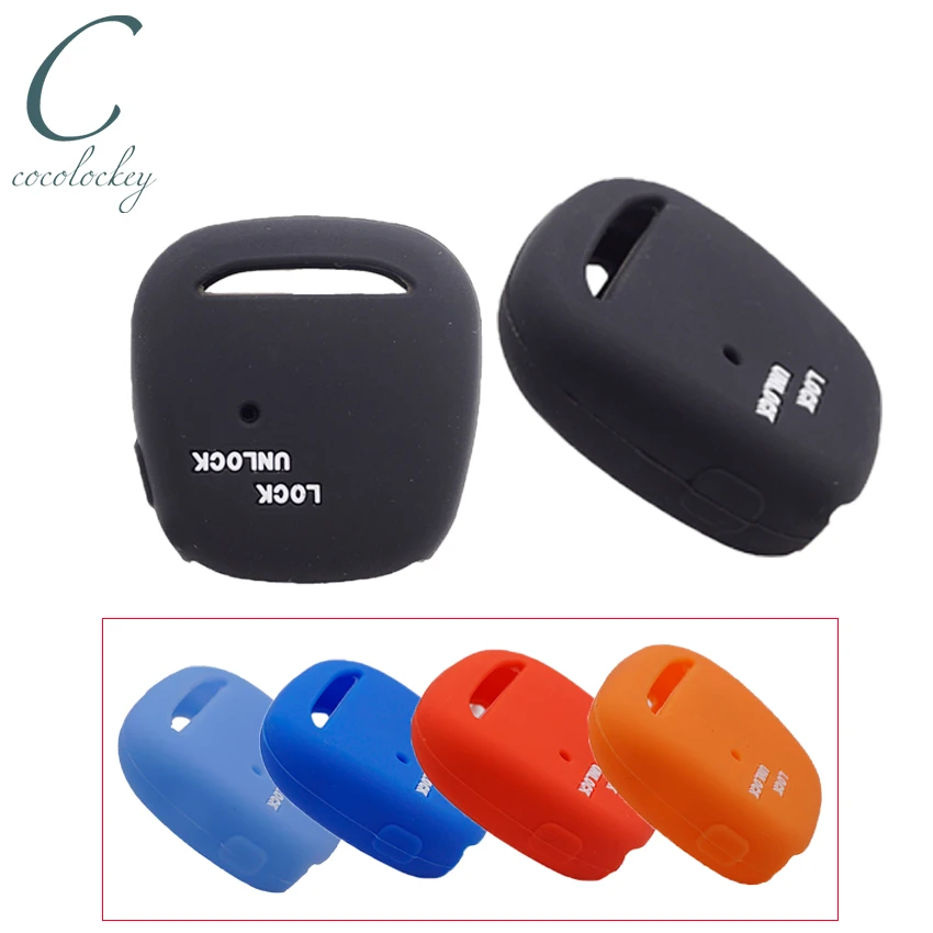 Cocolockey силиконовый резиновый чехол для автомобильного ключа Toyota 1 Боковая кнопка