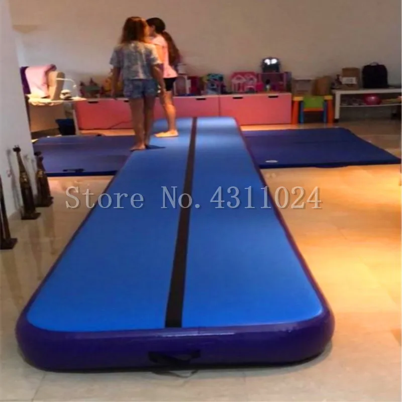 Цена Надувная гимнастическая воздушная дорожка 17 футов/5 м X 2 2 м коврик для гимнастического зала/Тренировочный/гимнастический коврик надувной в...