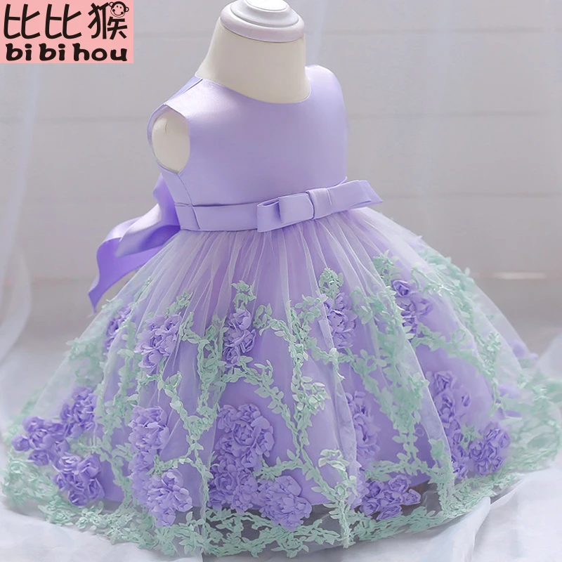 2021 vintage Baby Girl Dress Baptism Dresses for Girls 1st year birthday party wedding Christening baby infant clothing bebes | Детская