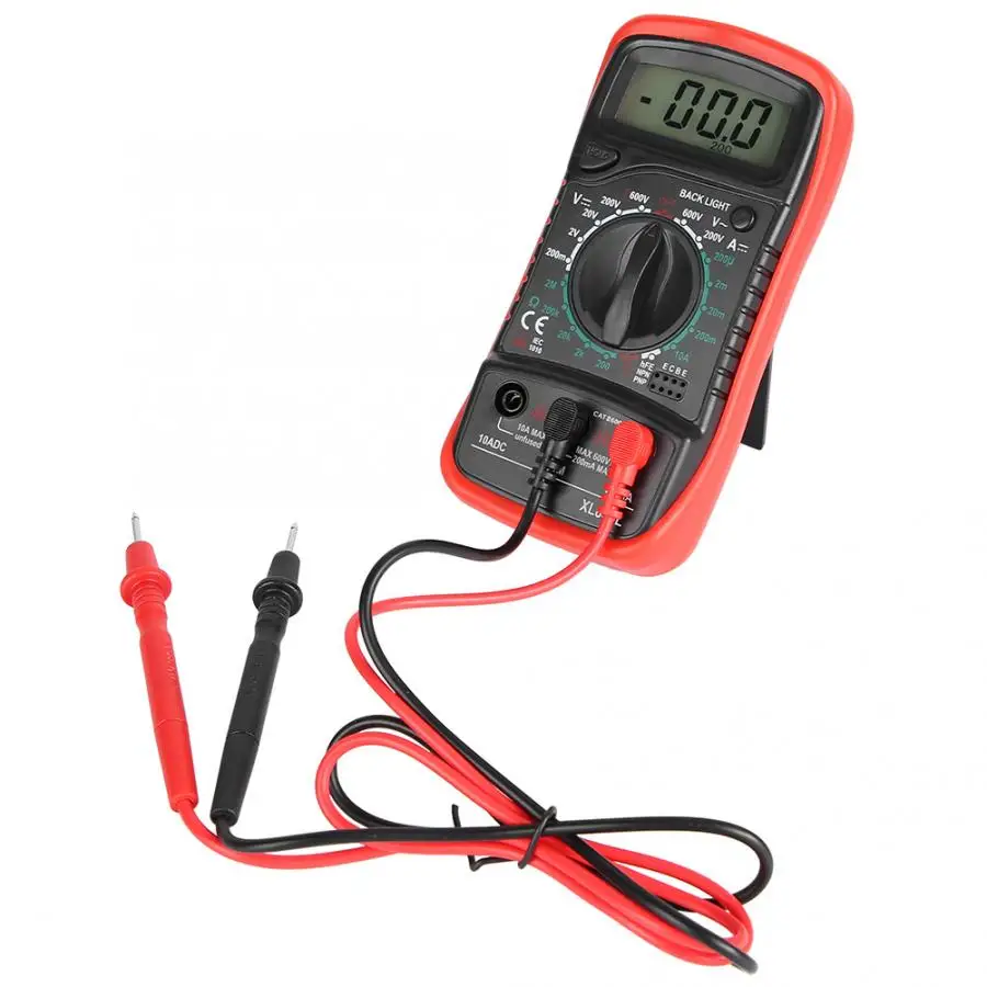 XL830L Handheld Digital Voltmeter With LCD Display Multimeter Voltage Ammeter Ohmmeter Current Tester | Инструменты