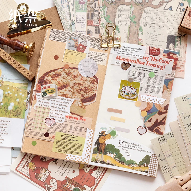 Десертного рецепта Материал Бумага мусор Журнал Планировщик ремесло наклейки