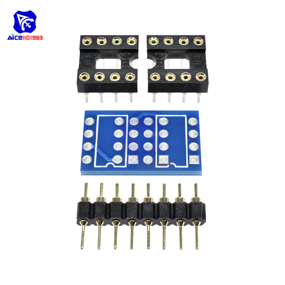Моно модуль преобразователя diymore DIP8 в с контактным разъемом для усилителя IC NE5532