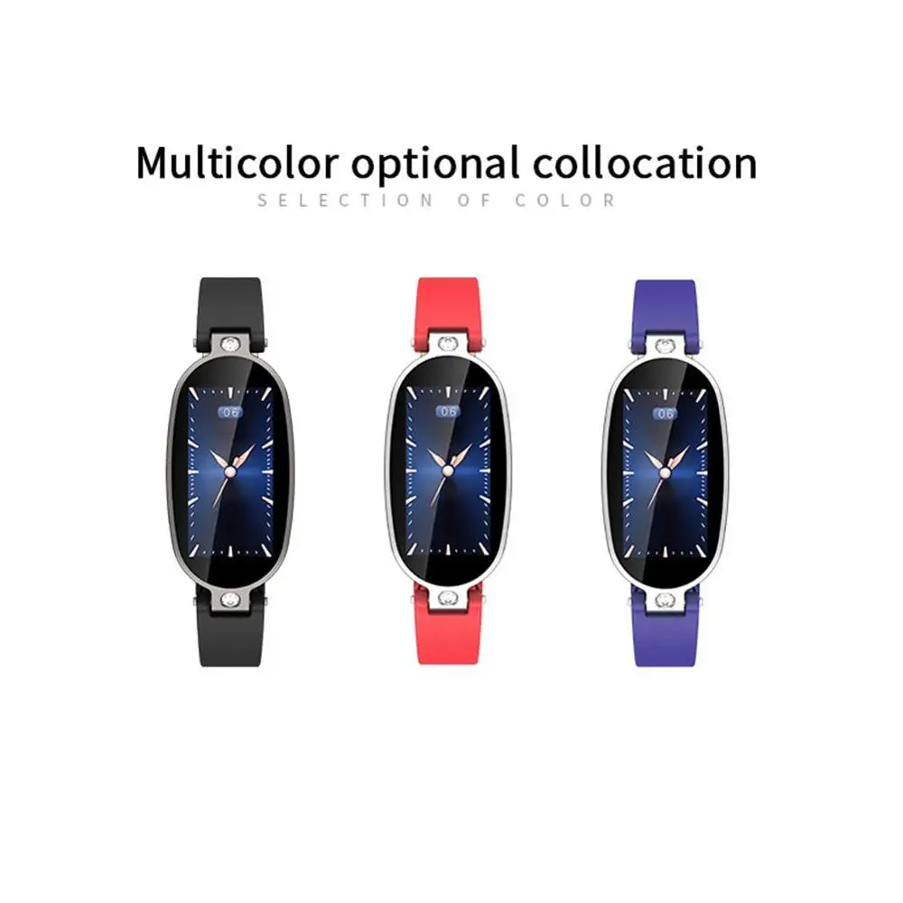 Female Smart Bracelet Fitness Tracker PPG ECG Blood Pressure Call Reminder B79 Color Screen Health Waterproof Bluetooth Watch