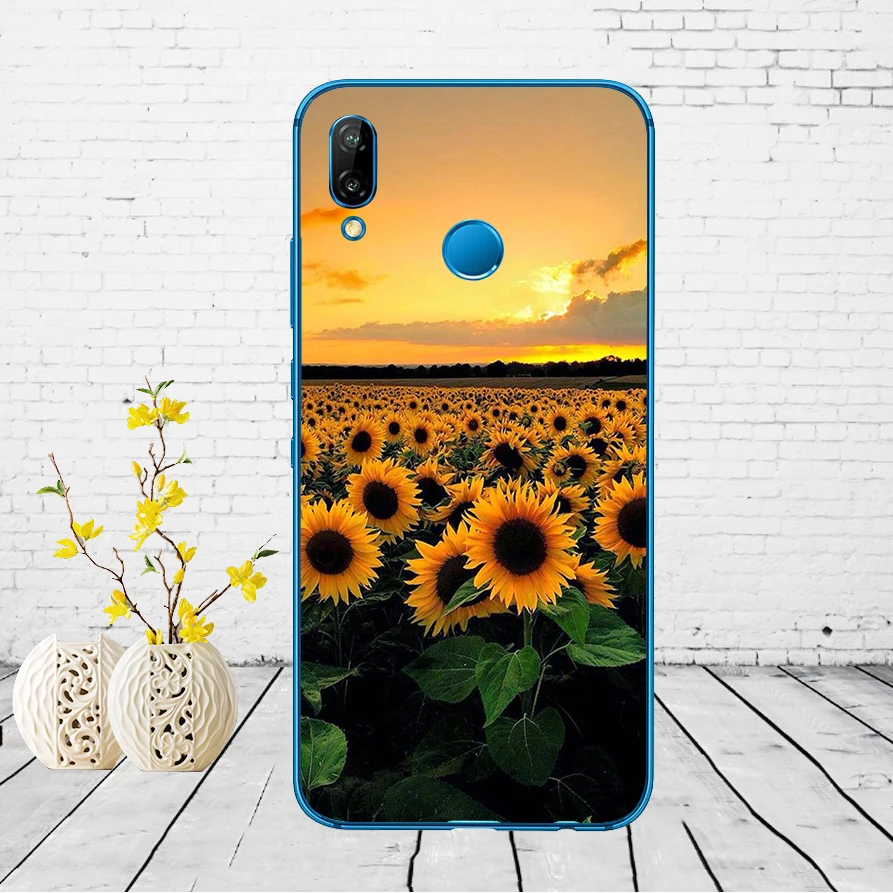 67DD Маргаритка Подсолнух цветочный цветок Мягкий силиконовый чехол для huawei P9 P10 P20 P30 Lite mate 10 20 PRO lite p smart чехол - Цвет: 5