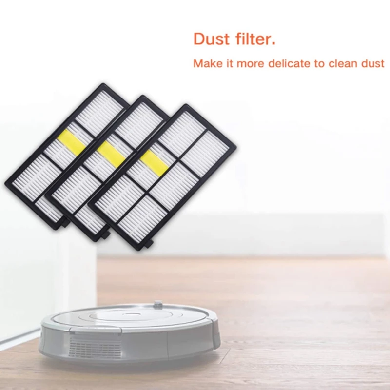 

HEPA Filters Brushes Replacement Parts Kit for IRobot Roomba 980 990 900 896 886 870 865 800 Accessories Kit
