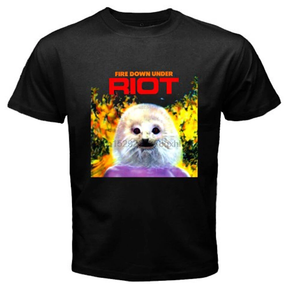 Новый анти бунт огонь вниз под Rock Band мужские черные футболка Размеры S M L XL 2XL