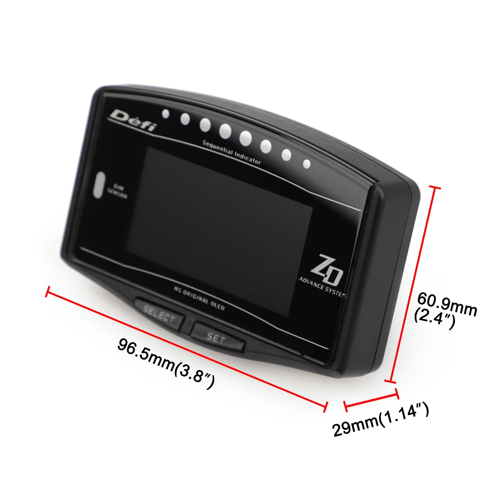 Полный комплект электронных датчиков посылка DeFI 10 в 1 BF CR C2 Advance ZD Link Meter цифровой