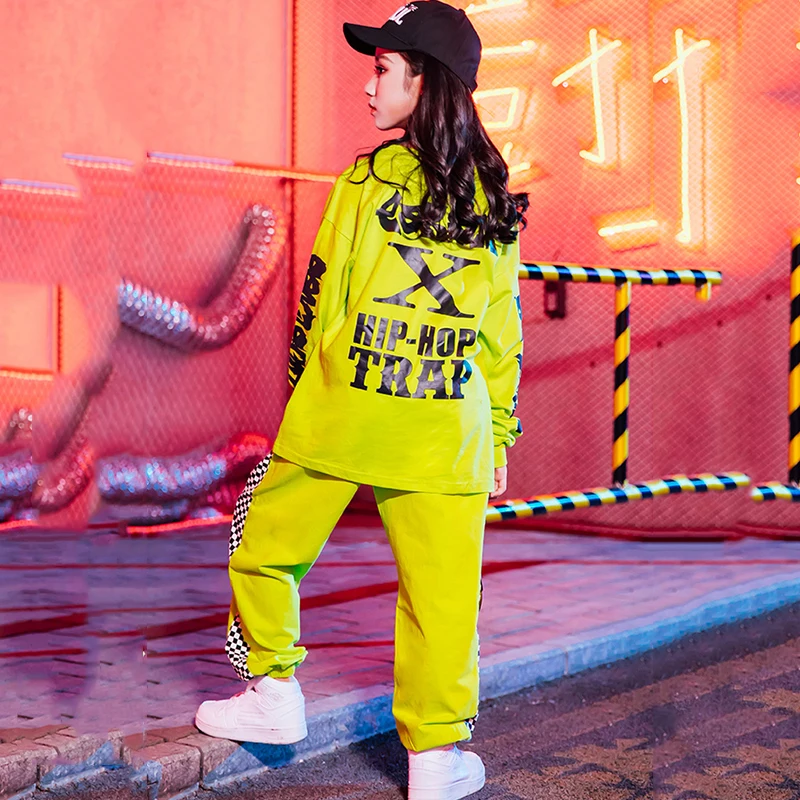 Танцевальные костюмы в стиле хип-хоп детская одежда для джазовых представлений