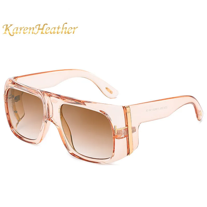 Солнцезащитные очки GINO модные большие с градиентом | Аксессуары для одежды